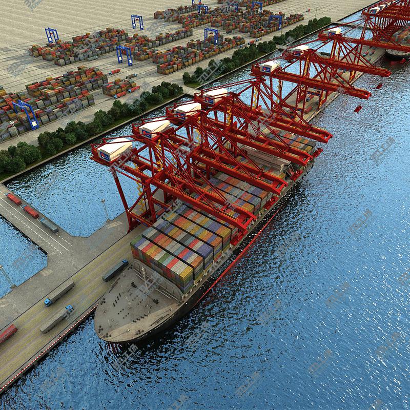 images/goods_img/202104094/Container Terminal 3D model/2.jpg